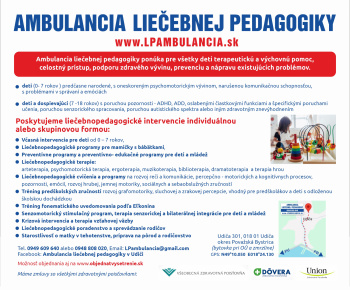 Ambulancia liečebnej pedagogiky pre deti a dospelých